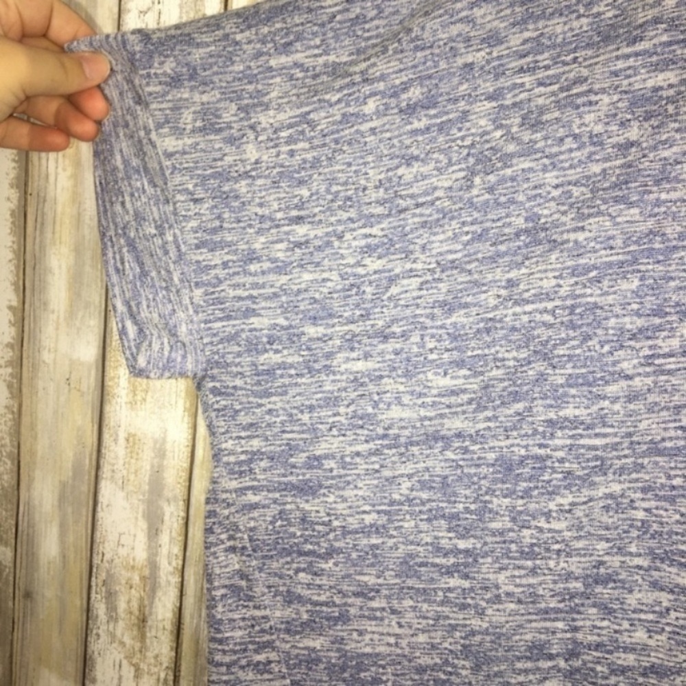 Umgee Purple Oversized Lace Side High Low Blouse - Picture 4 of 5